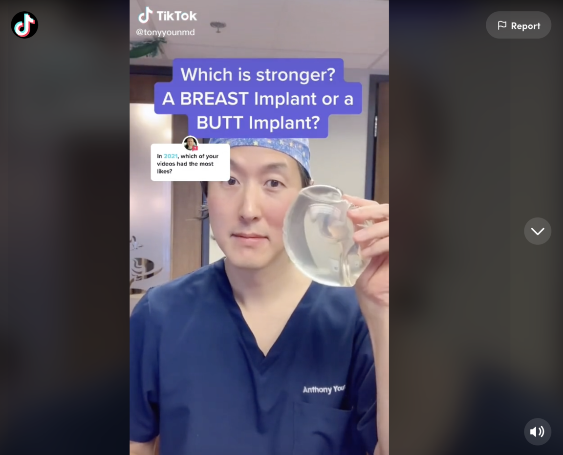 This Plastic Surgeon Went Viral For Testing The Durability Of Breast Implants Versus Butt 