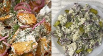 Here Are 3 Ways To Punch Up Your Potato Salad, And Spoiler Alert, They Include Tater Tots, Dill Pickles, And Jalapeños