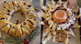 Her Brie, Cranberry, And Hazelnut Wreath Is Festive And Delicious