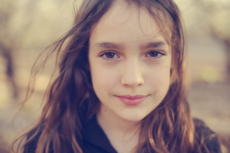 Portrait of teenage girl outdoor