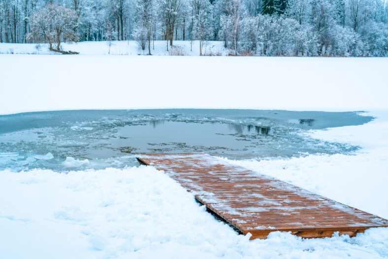 Jump roper uses Double Dutch ropes to rescue teen from icy pond.