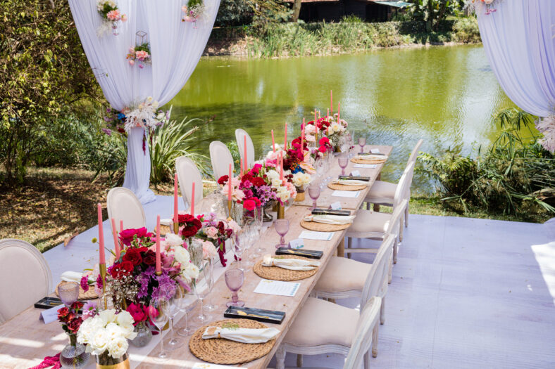 wedding table in a restaurant